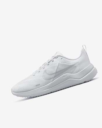 Nike Downshifter 12 Blancos Plateadas Metal Plateados | MX 3250